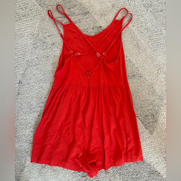 SUPER CUTE ORANGE ROMPER! - Picture 2 of 3